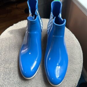 Cougar Blue Rain Boot sz 9